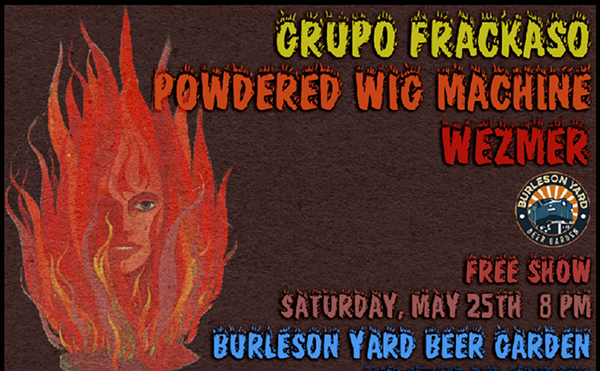 Wezmer, Powdered Wig Machine and Grupo Frackaso at Burleson Yard Beer Garden