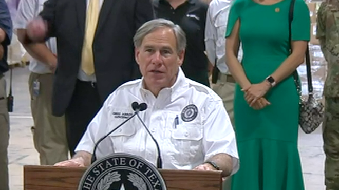 Texas Gov. Greg Abbott addresses school reopening at a news conference in San Antonio.